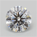 Lab Grown Diamond 1.01 Carats, Round with Ideal Cut, D Color, VVS2 Clarity and Certified by IGI