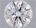 Lab Grown Diamond 1.04 Carats, Round with Ideal Cut, D Color, VVS2 Clarity and Certified by IGI