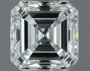 Picture of Natural Diamond 0.70 Carats, Asscher with  Cut, H Color, VS1 Clarity and Certified by IGI