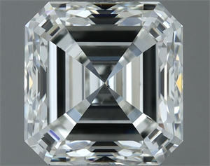 Picture of Natural Diamond 0.70 Carats, Asscher with  Cut, H Color, VS1 Clarity and Certified by IGI