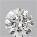 Natural Diamond 0.70 Carats, Round with Excellent Cut, H Color, VS2 Clarity and Certified by GIA
