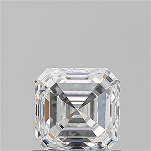 Foto Diamante Natural 0.90 quilates, Asscher , Color E, claridad VS1 y certificado GIA de