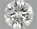 Lab Grown Diamond 1.09 Carats, Round with Ideal Cut, D Color, VS1 Clarity and Certified by IGI