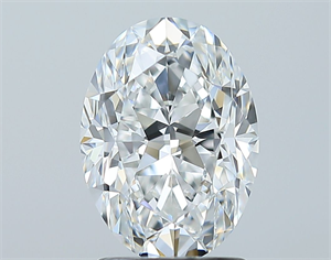 Picture of Natural Diamond 2.01 Carats, Oval with  Cut, E Color, VS2 Clarity and Certified by GIA