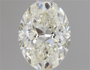Picture of Natural Diamond 0.70 Carats, Oval with  Cut, K Color, SI1 Clarity and Certified by GIA