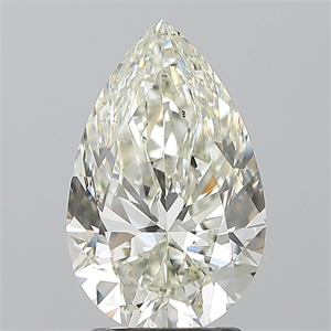 Foto Diamante Natural 2.50 quilates, De pera , Color I, claridad SI1 y certificado IGI de