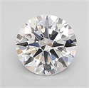 Lab Grown Diamond 1.02 Carats, Round with Ideal Cut, D Color, VVS2 Clarity and Certified by IGI