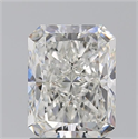 Natural Diamond 2.05 Carats, Radiant with  Cut, G Color, VVS1 Clarity and Certified by GIA