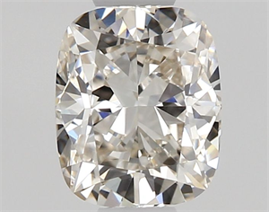 Picture of Natural Diamond 0.53 Carats, Cushion with  Cut, J Color, VVS2 Clarity and Certified by GIA