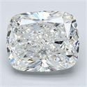 Diamante Natural 2.52 quilates, Del cojín , Color H, claridad VS1 y certificado GIA