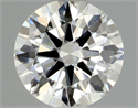 Diamante Natural 0.48 quilates, Redondo , Color H, claridad VVS2 y certificado GIA