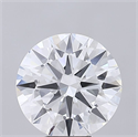 Lab Grown Diamond 7.00 Carats, Round with Excellent Cut, E Color, VS1 Clarity and Certified by IGI
