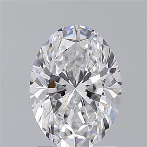 Picture of Natural Diamond 1.70 Carats, Oval with  Cut, D Color, VS2 Clarity and Certified by GIA