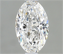 Natural Diamond 0.41 Carats, Oval with  Cut, E Color, VVS2 Clarity and Certified by GIA