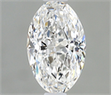 Diamante Natural 0.41 quilates, Ovalado , Color E, claridad VVS2 y certificado GIA