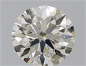 Natural Diamond 0.90 Carats, Round with Very Good Cut, K Color, VS1 Clarity and Certified by GIA