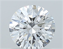 Natural Diamond 0.70 Carats, Round with Excellent Cut, D Color, VVS2 Clarity and Certified by GIA