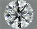 Natural Diamond 0.70 Carats, Round with Excellent Cut, J Color, VVS1 Clarity and Certified by IGI