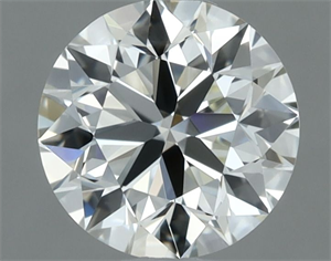 Picture of Natural Diamond 0.70 Carats, Round with Excellent Cut, J Color, VVS1 Clarity and Certified by IGI