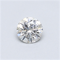 Diamante Natural 0.40 quilates, Redondo , Color G, claridad I1 y certificado GIA