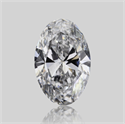 Natural Diamond 0.40 Carats, Oval with  Cut, D Color, SI1 Clarity and Certified by GIA