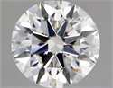 Natural Diamond 0.75 Carats, Round with Excellent Cut, E Color, VVS1 Clarity and Certified by GIA