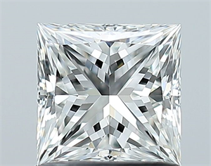 Foto Diamante Natural 1.02 quilates, Princesa , Color G, claridad VS1 y certificado GIA de