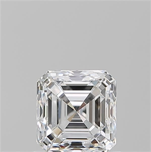 Foto Diamante Natural 0.92 quilates, Asscher , Color E, claridad VS2 y certificado GIA de