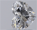 Natural Diamond 0.50 Carats, Heart with  Cut, D Color, VS2 Clarity and Certified by GIA