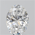 Natural Diamond 1.01 Carats, Oval with  Cut, D Color, VVS1 Clarity and Certified by GIA