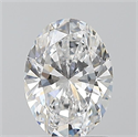 Natural Diamond 1.01 Carats, Oval with  Cut, D Color, VVS1 Clarity and Certified by GIA