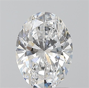 Picture of Natural Diamond 1.01 Carats, Oval with  Cut, D Color, VVS1 Clarity and Certified by GIA