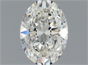 Natural Diamond 0.50 Carats, Oval with  Cut, H Color, VS1 Clarity and Certified by GIA