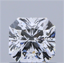Natural Diamond 0.70 Carats, Radiant with  Cut, D Color, SI2 Clarity and Certified by GIA
