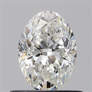 Picture of Natural Diamond 0.62 Carats, Oval with  Cut, F Color, VS1 Clarity and Certified by GIA