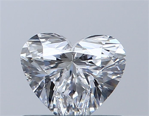 Picture of Natural Diamond 0.47 Carats, Heart with  Cut, D Color, VVS1 Clarity and Certified by GIA