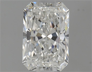 Picture of Natural Diamond 1.02 Carats, Radiant with  Cut, F Color, SI2 Clarity and Certified by GIA