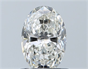 Diamante Natural 0.70 quilates, Ovalado , Color H, claridad VS1 y certificado GIA