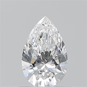 Picture of Natural Diamond 0.50 Carats, Pear with  Cut, E Color, VS1 Clarity and Certified by GIA
