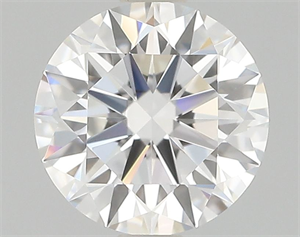 Picture of Natural Diamond 0.76 Carats, Round with Excellent Cut, F Color, VVS1 Clarity and Certified by GIA