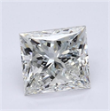 Diamante Natural 1.21 quilates, Princesa , Color H, claridad SI1 y certificado GIA