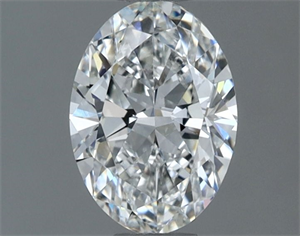 Picture of Natural Diamond 0.90 Carats, Oval with  Cut, G Color, VS2 Clarity and Certified by GIA