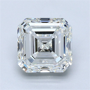 Picture of Natural Diamond 3.01 Carats, Asscher with  Cut, H Color, VS1 Clarity and Certified by GIA