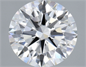 Del inventario de diamantes de laboratorio, 2.09 quilates, Redondo , Color F, claridad VVS1 y certificado IGI