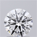 Lab Grown Diamond 1.06 Carats, Round with Ideal Cut, D Color, VVS2 Clarity and Certified by IGI
