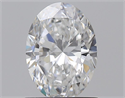 Natural Diamond 0.82 Carats, Oval with  Cut, D Color, VVS2 Clarity and Certified by GIA