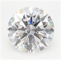 Lab Grown Diamond 2.69 Carats, Round with Ideal Cut, D Color, IF Clarity and Certified by IGI