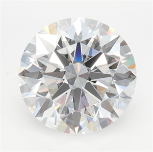 Picture of Lab Grown Diamond 2.69 Carats, Round with Ideal Cut, D Color, IF Clarity and Certified by IGI