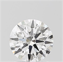 Lab Grown Diamond 1.24 Carats, Round with Ideal Cut, E Color, VVS1 Clarity and Certified by IGI