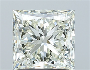 Picture of Natural Diamond 1.71 Carats, Princess with  Cut, J Color, VS2 Clarity and Certified by IGI